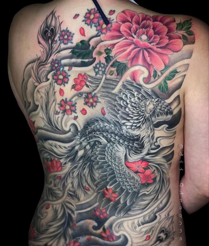 cherry blossom dragon tattoo ideasTikTok Search