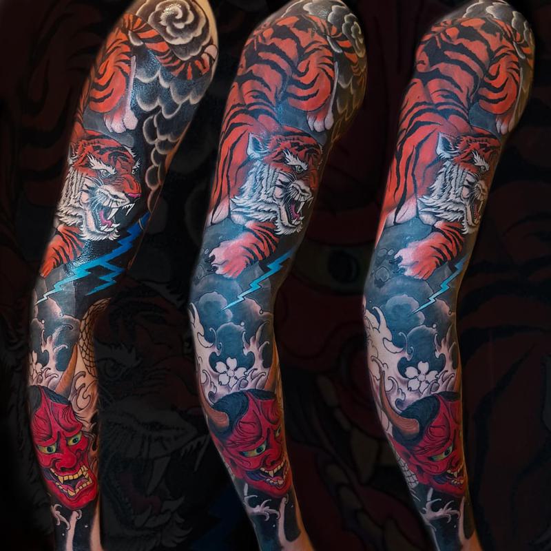71 Stylish Tiger Tattoo On Chest - Tattoo Designs – TattoosBag.com
