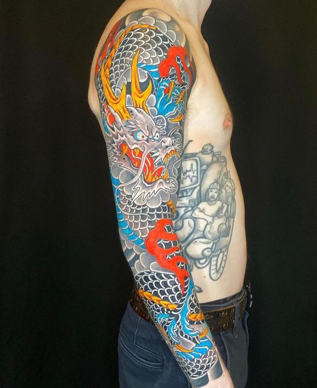 Japanese Dragon Tattoo Colors 4