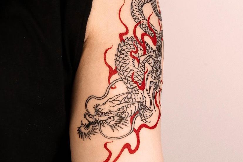 Japanese Dragon Tattoo