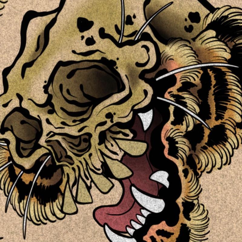 Japanese Tiger Demon Tattoo 2