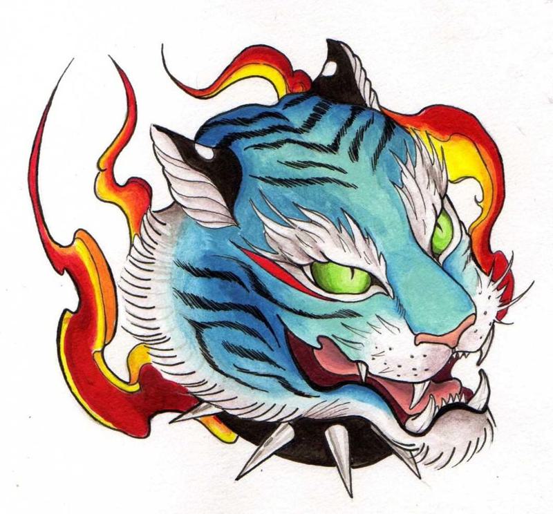 Japanese Tiger Demon Tattoo 3