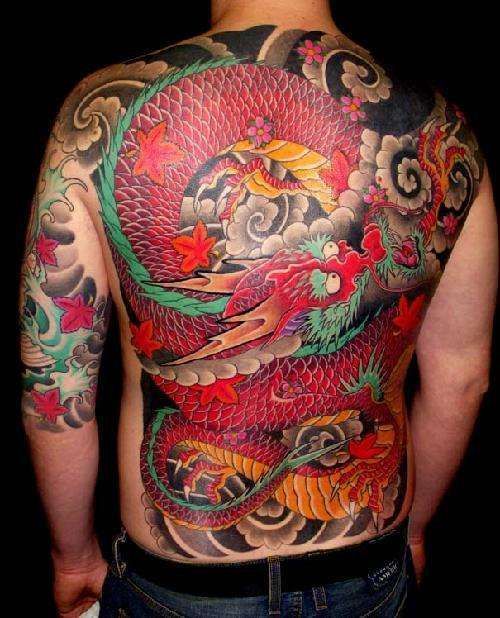 Yakuza Traditional Japanese Dragon Tattoo 1