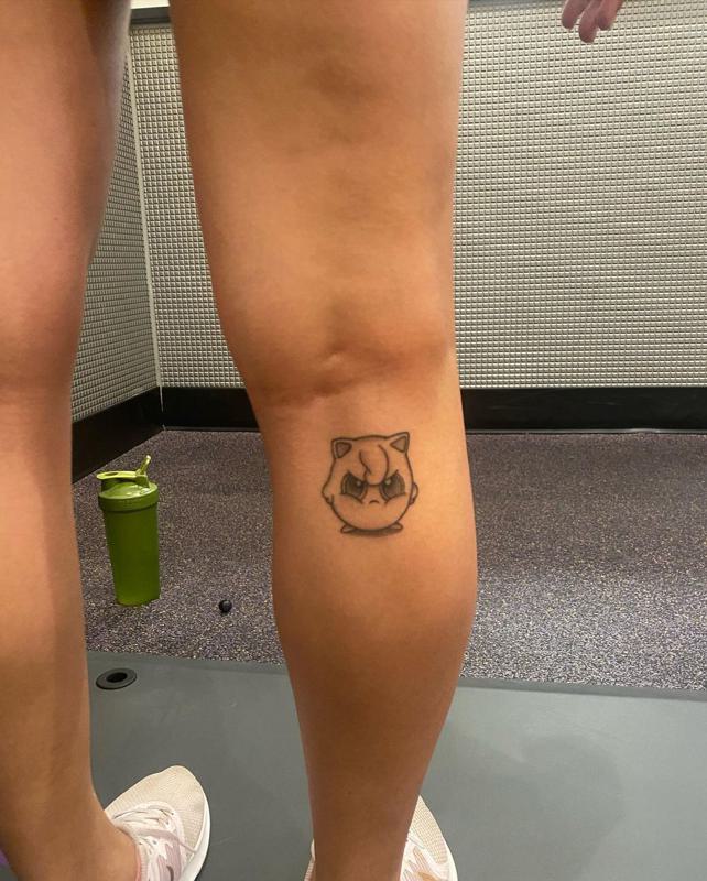 Back of Knee Tattoos for Females 2