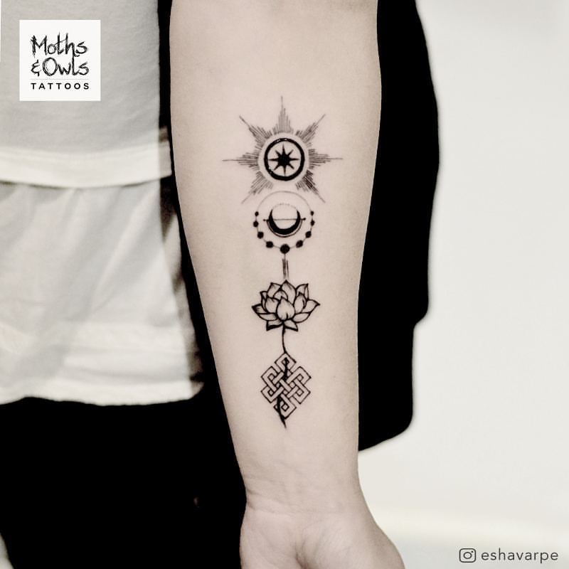 Best Unalome Tattoo Designs