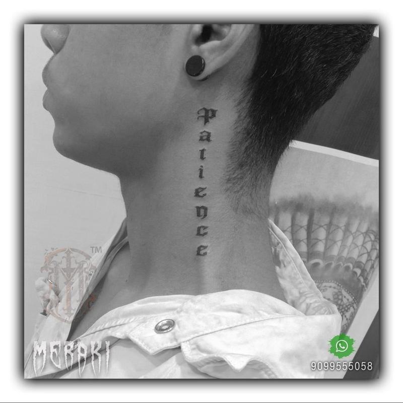 75 Unique Small Tattoo Designs  Ideas  Sentir Neck Tattoo I Take You   Wedding Readings  Wedding Ideas  Wedding Dresses  Wedding Theme