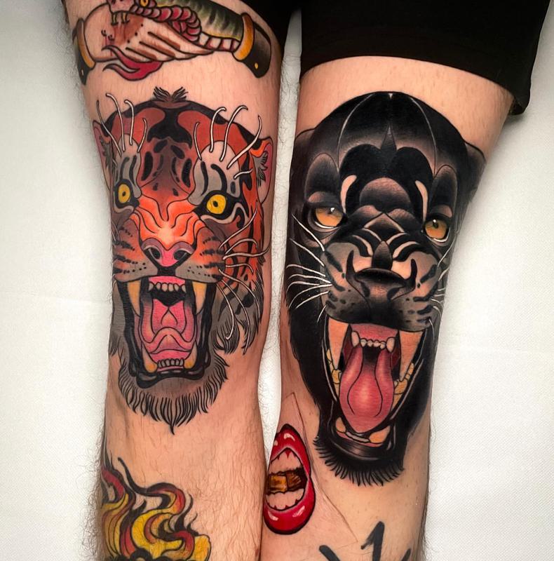 20 Unique Knee Tattoo Designs for the Adventurous