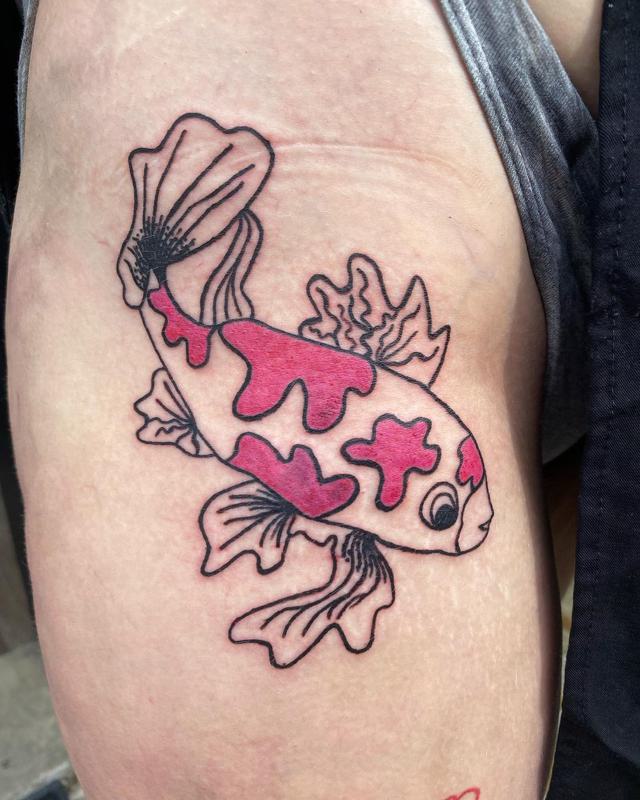 Koi Fish Bum Tattoo 4