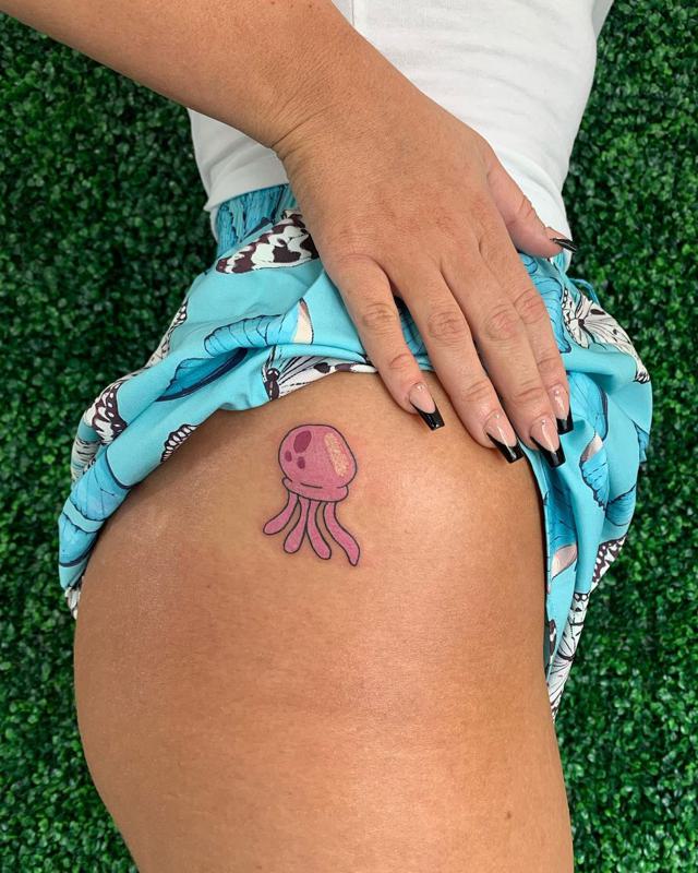 Octopus Bum Tattoo 3