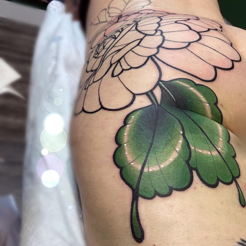 Rose Bum Tattoo 2