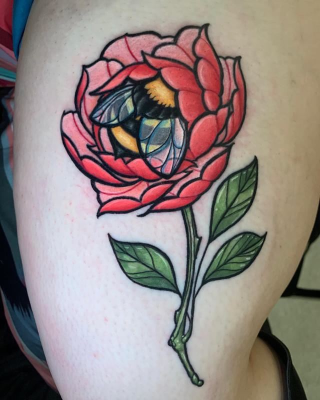 Rose Bum Tattoo 3