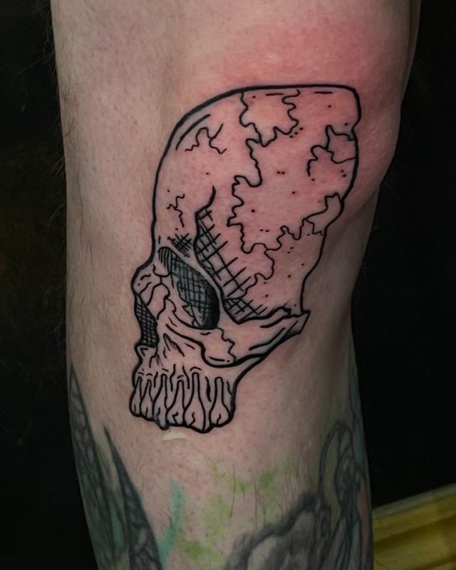 Side Knee Tattoo 1