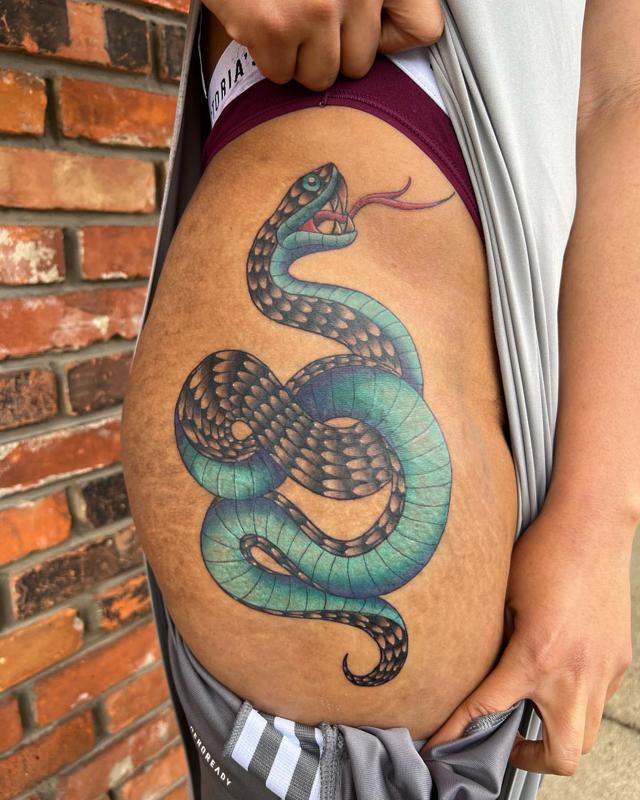 Snake Bum Tattoo 6