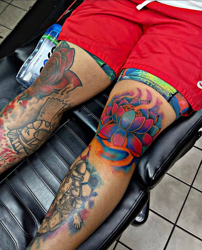 Tattoo uploaded by Kristina Poulsen  Knee tattoo knee kneetattoo mandala  dotwork  Tattoodo