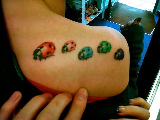 3D Ladybug Tattoo 1
