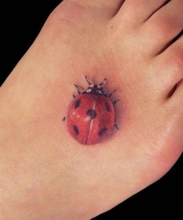 3D Ladybug Tattoo 4