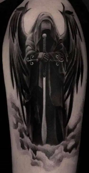 NJ Tattoo  Piercing в Twitter Brutal Angel of Death tattoo by Jose  Bolorin  12ozstudios team12oz tattoo tattoos angelofdeath  httpstcoDrsCBaoayM  Twitter