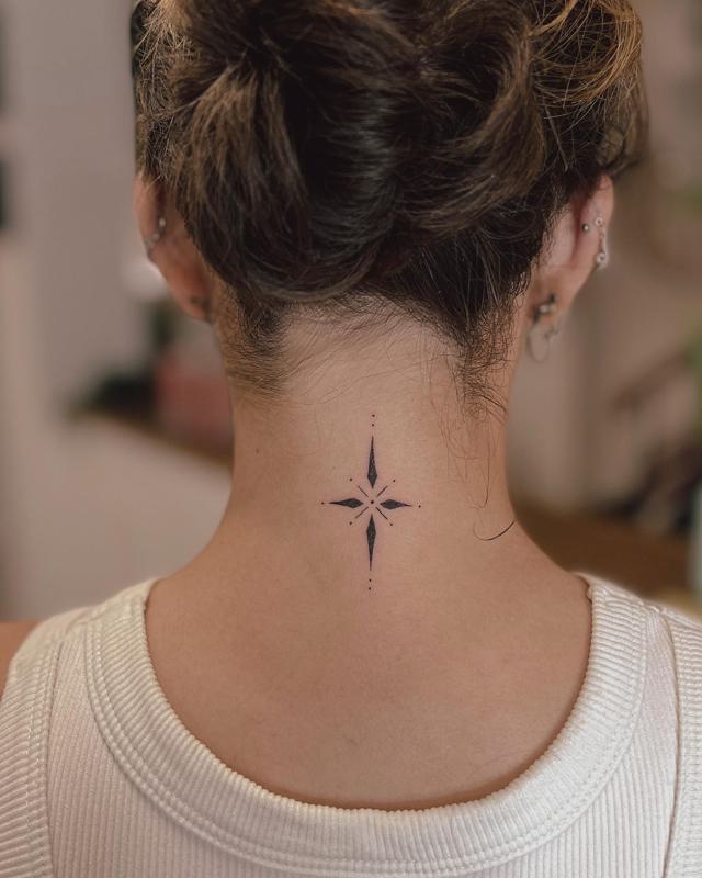 Back Neck Tattoo Women That You Must Try