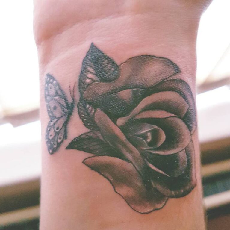80 Unique Black Rose Tattoo Designs and Meaning