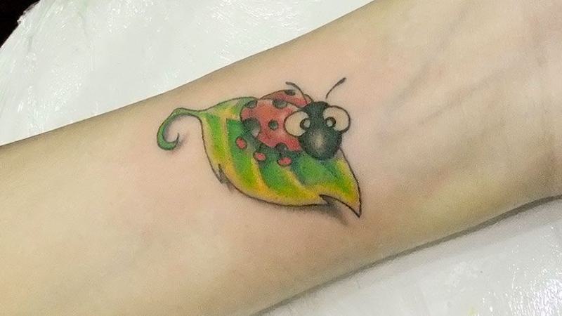 Cartoon Ladybug Tattoos 2