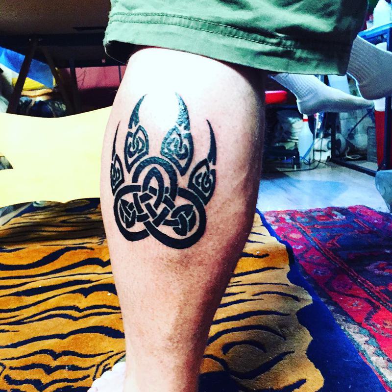 Celtic Bear Paw Tattoo 1