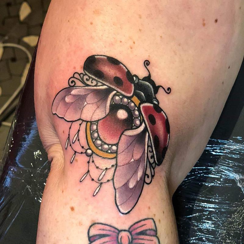 Celtic Ladybug Tattoo 4