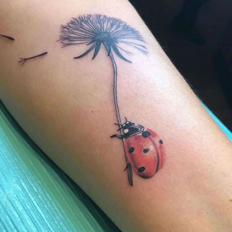 Cute Ladybug Tattoo 3
