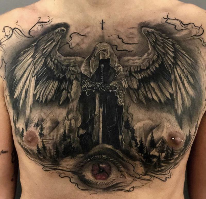 Dark Angel Tattoo 2