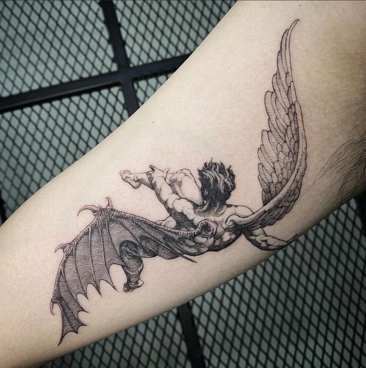 Fallen Angel Tattoo 3