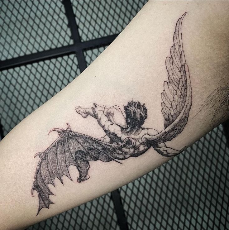 50 Best Angel Tattoos For Men Ideas And Designs 2023  FashionBeans