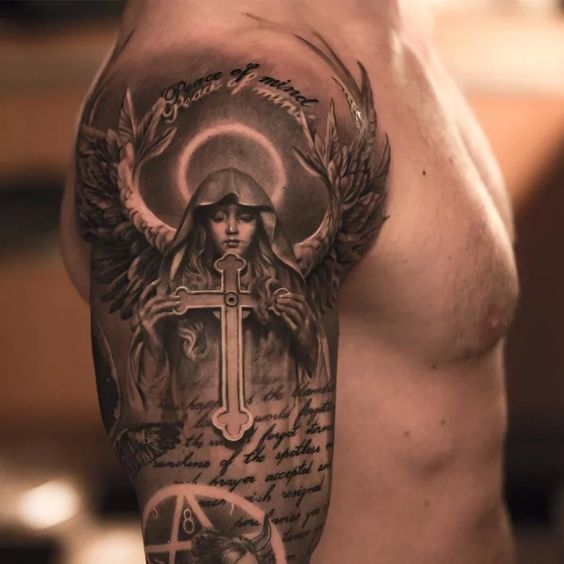 10 Female Guardian Angel Tattoo Ideas That Will Blow Your Mind  alexie