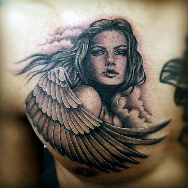 77 Perfect Guardian Angel Tattoos On Arm