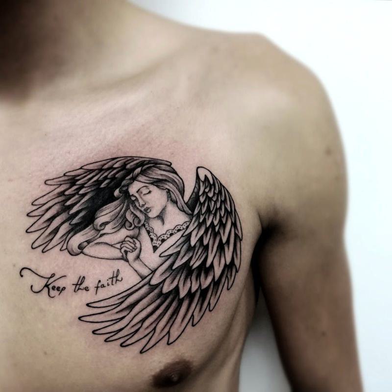 11 Female Protector Guardian Angel Tattoo Ideas That Will Blow Your Mind   alexie