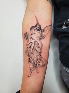 Guardian Angel Tattoo on Arm 1