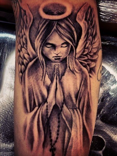 Holy Angel Guardian Tattoo 2