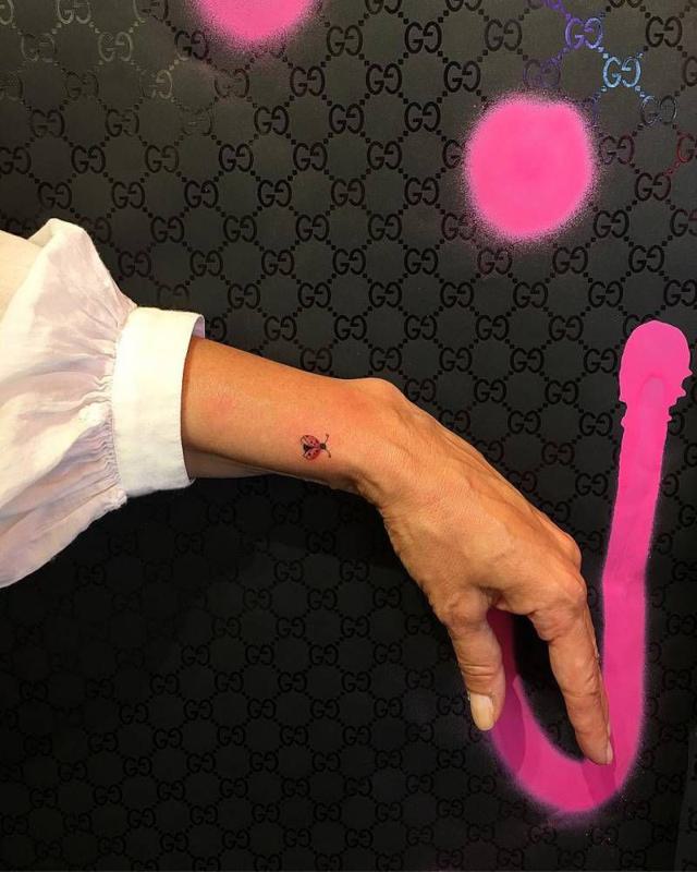 Ladybug Tattoo on Wrist 1
