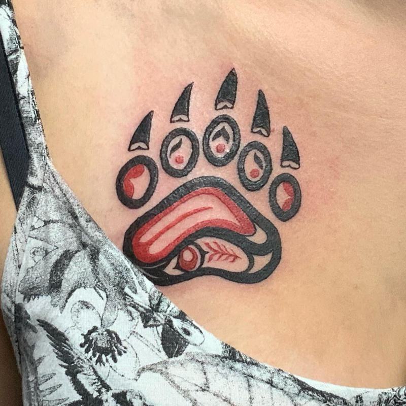 70+ Bear Paw Tattoo Ideas and Meanings - Nomi Chi