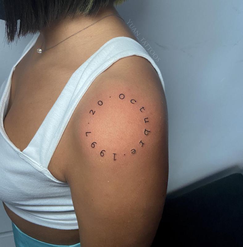 Meaningful Small Shoulder Tattoos for Females 2