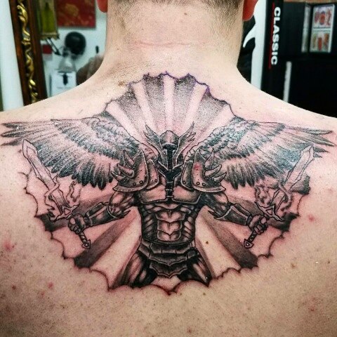Protector Guardian Angel Tattoo 1