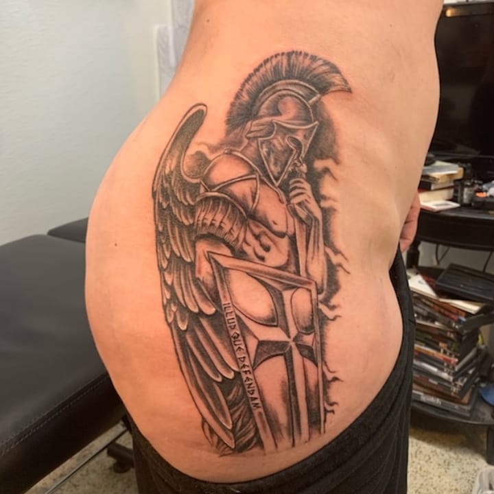 Protector Guardian Angel Tattoo 2