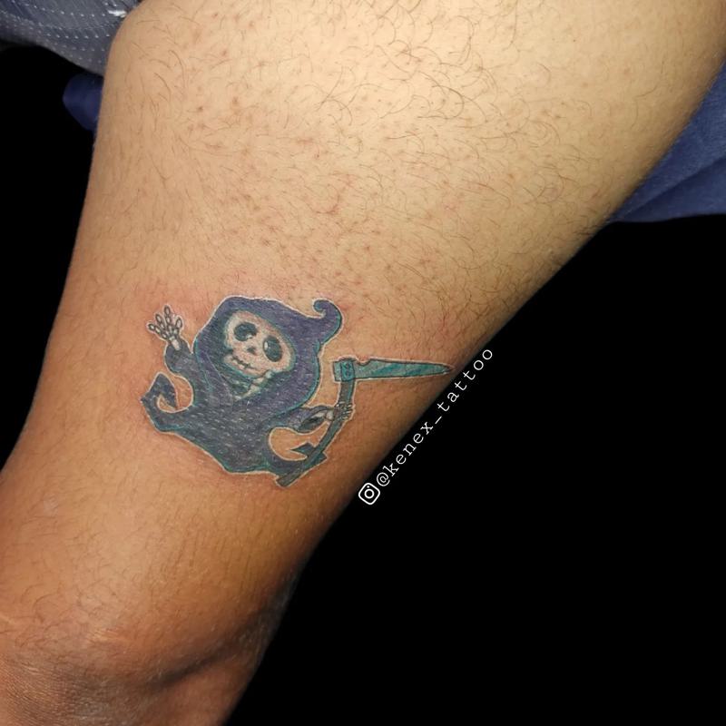 Simple Santa Muerte Tattoo 1