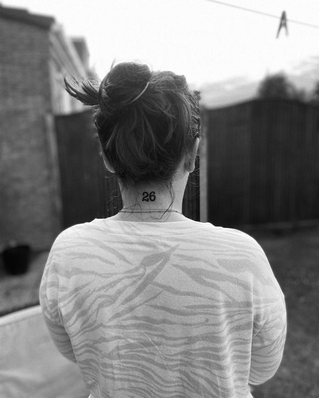 Small back of the Neck Tattoos 2