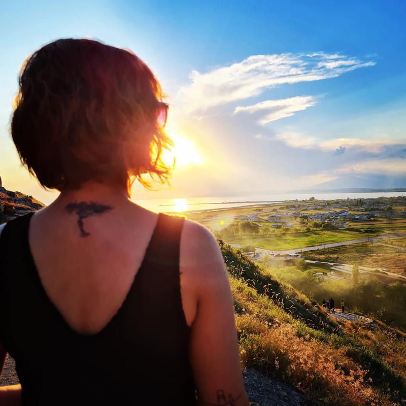 Tree Tattoos on Back of Neck 4